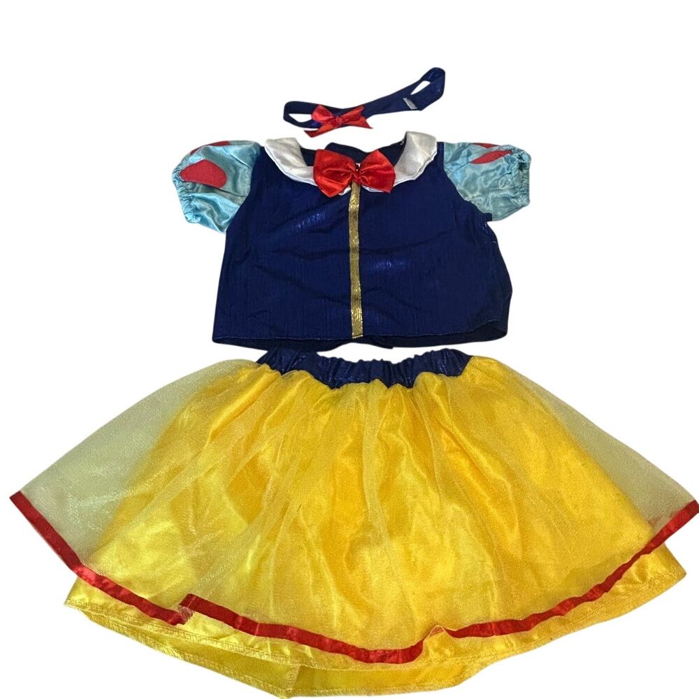 Disguise Snow White tutu Halloween Costume 3 piece sz xs